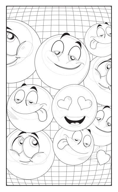 45 Coloring Emoji Pages 6