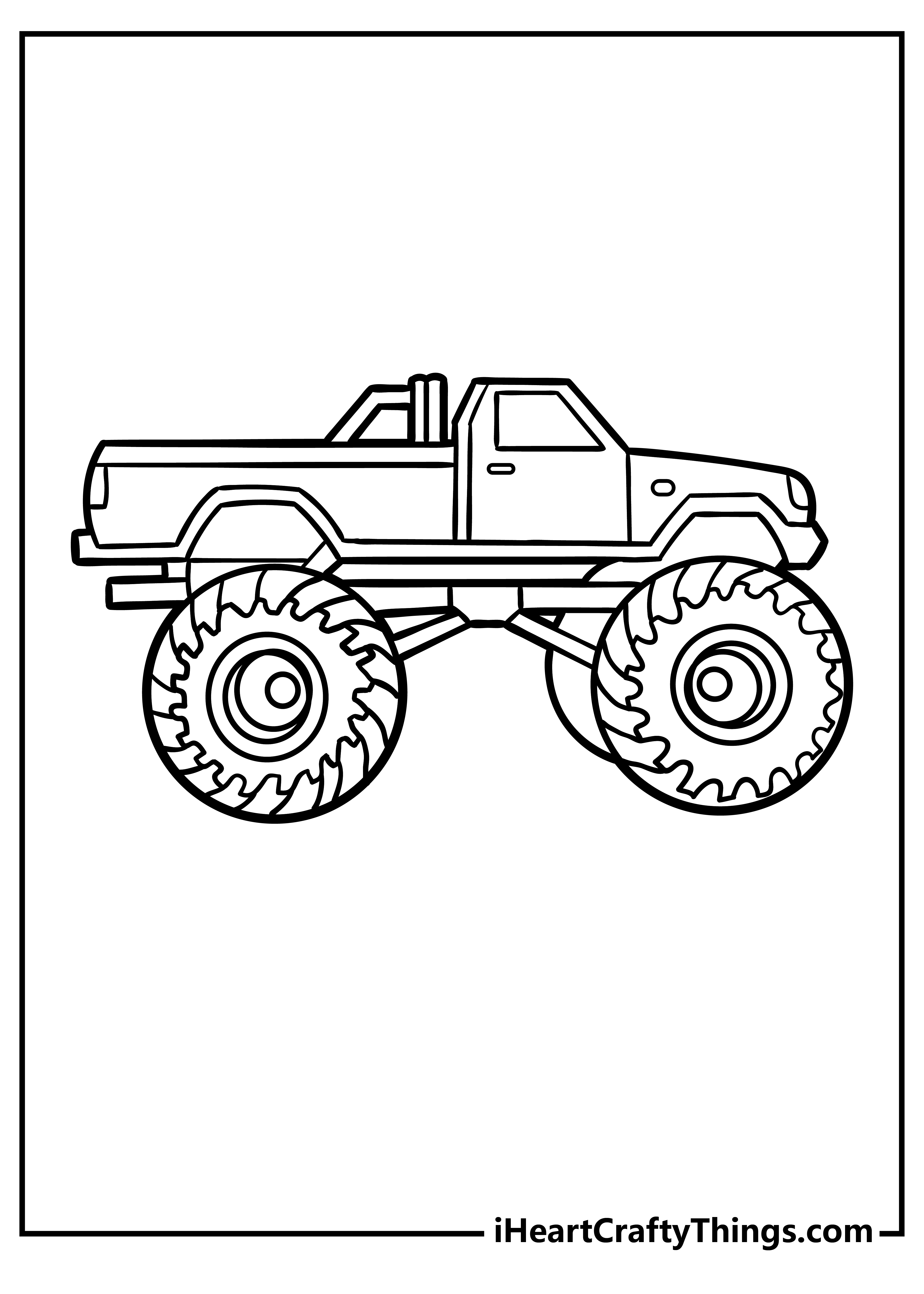 45 Coloring Pictures Monster Trucks 29