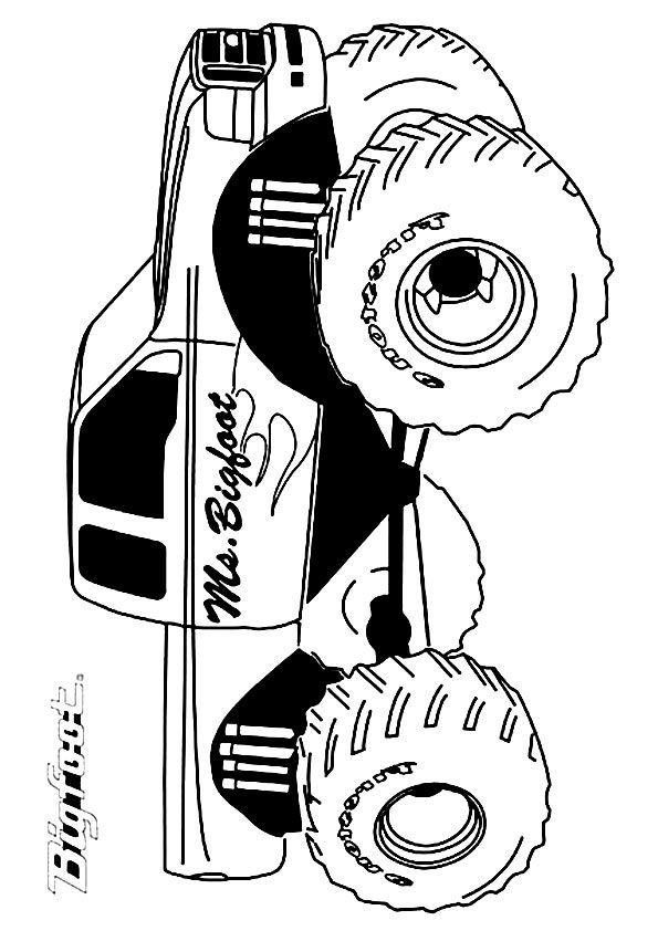 45 Coloring Pictures Monster Trucks 32