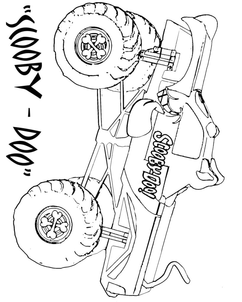 45 Coloring Pictures Monster Trucks 37