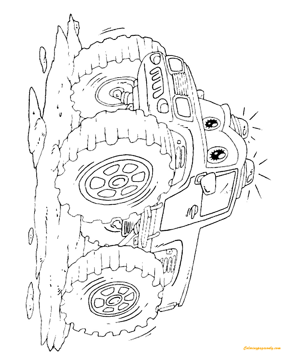 45 Coloring Pictures Monster Trucks 40