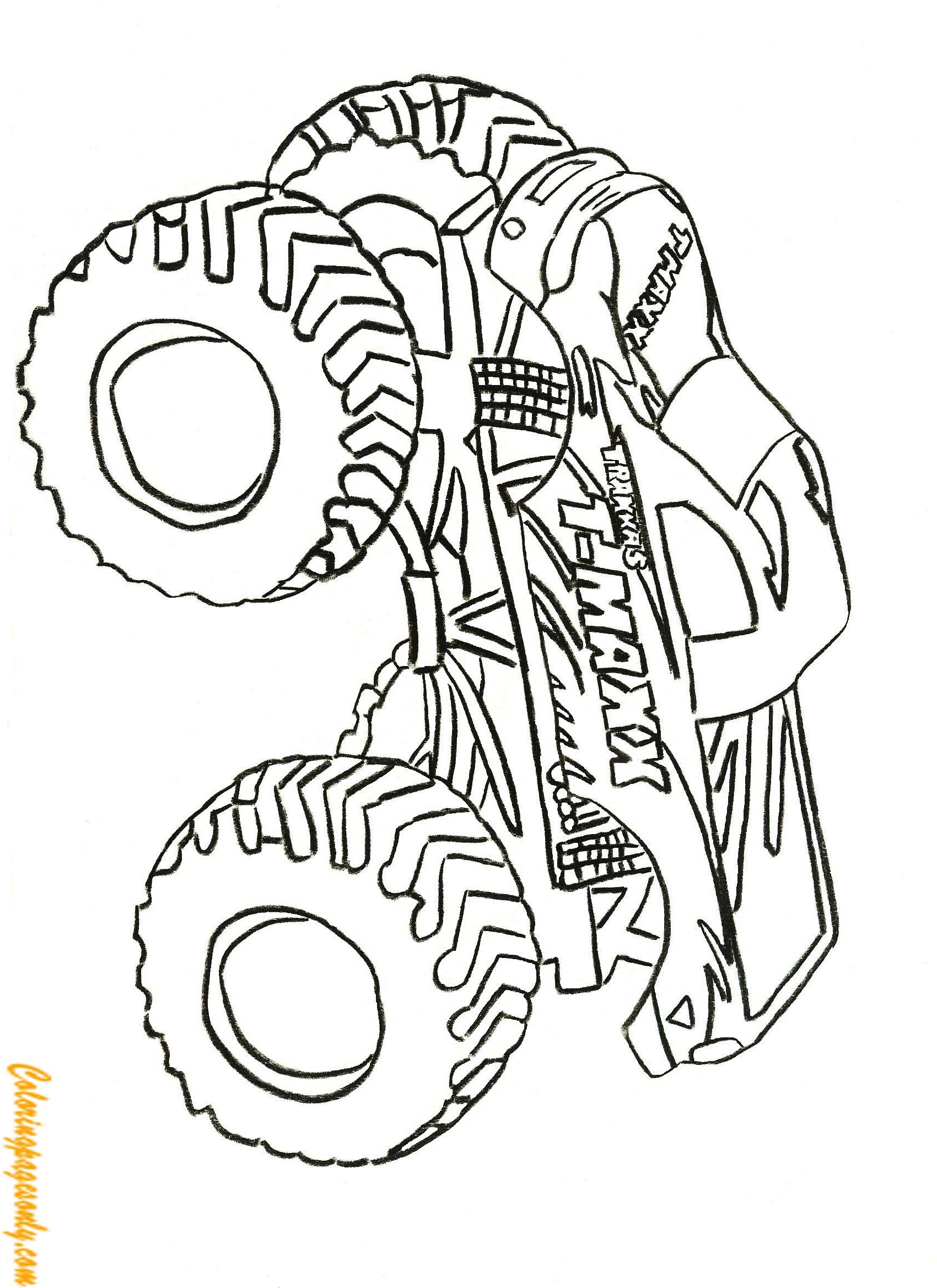 45 Coloring Pictures Monster Trucks 41