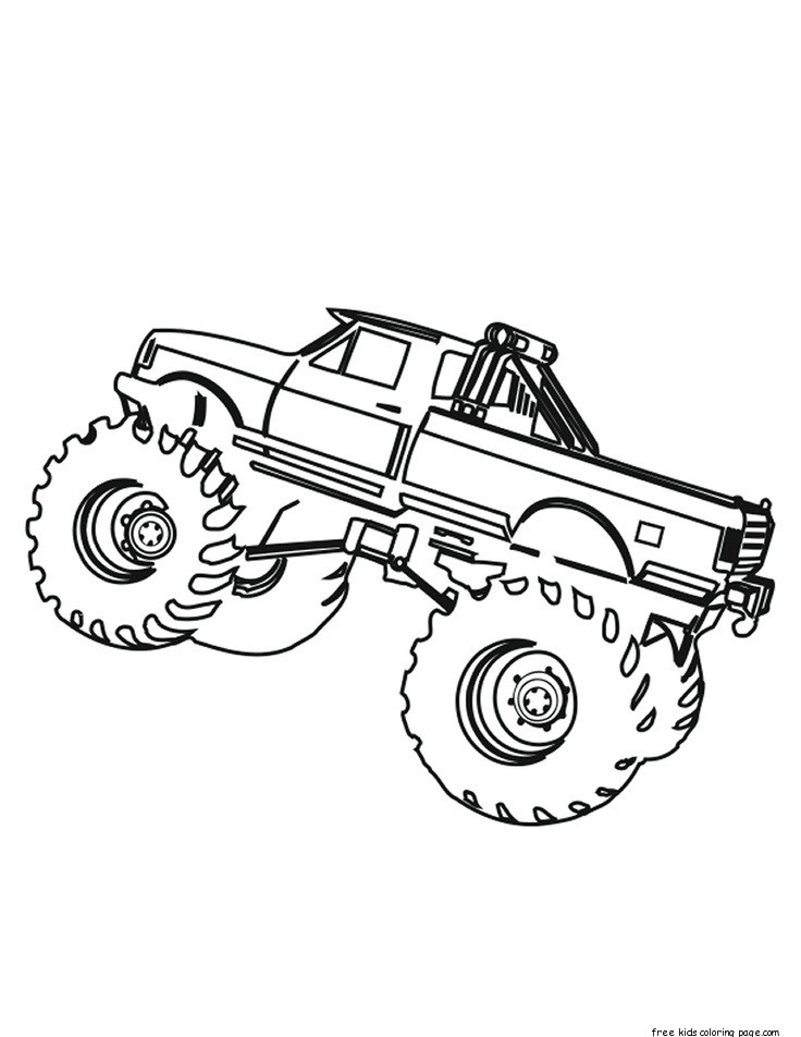 45 Coloring Pictures Monster Trucks 42