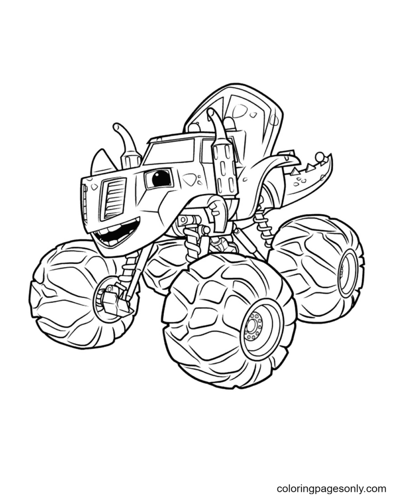 45 Coloring Pictures Monster Trucks 46