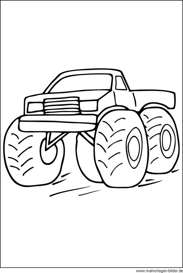 45 Coloring Pictures Monster Trucks 54