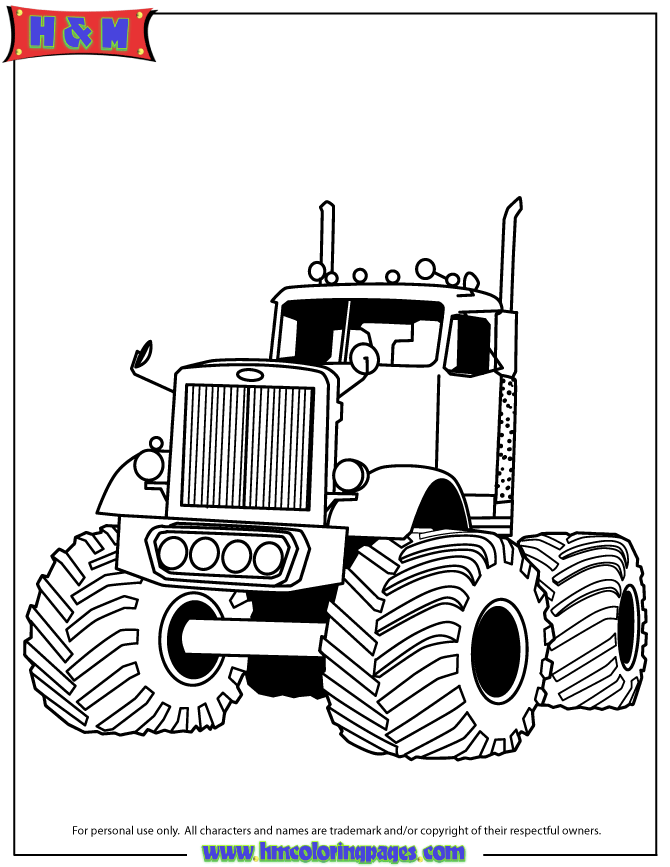 45 Coloring Pictures Monster Trucks 57