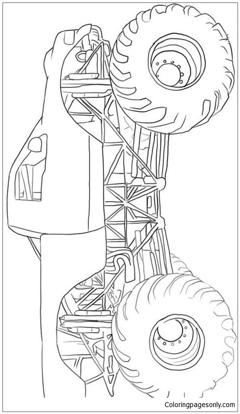 45 Coloring Pictures Monster Trucks 6