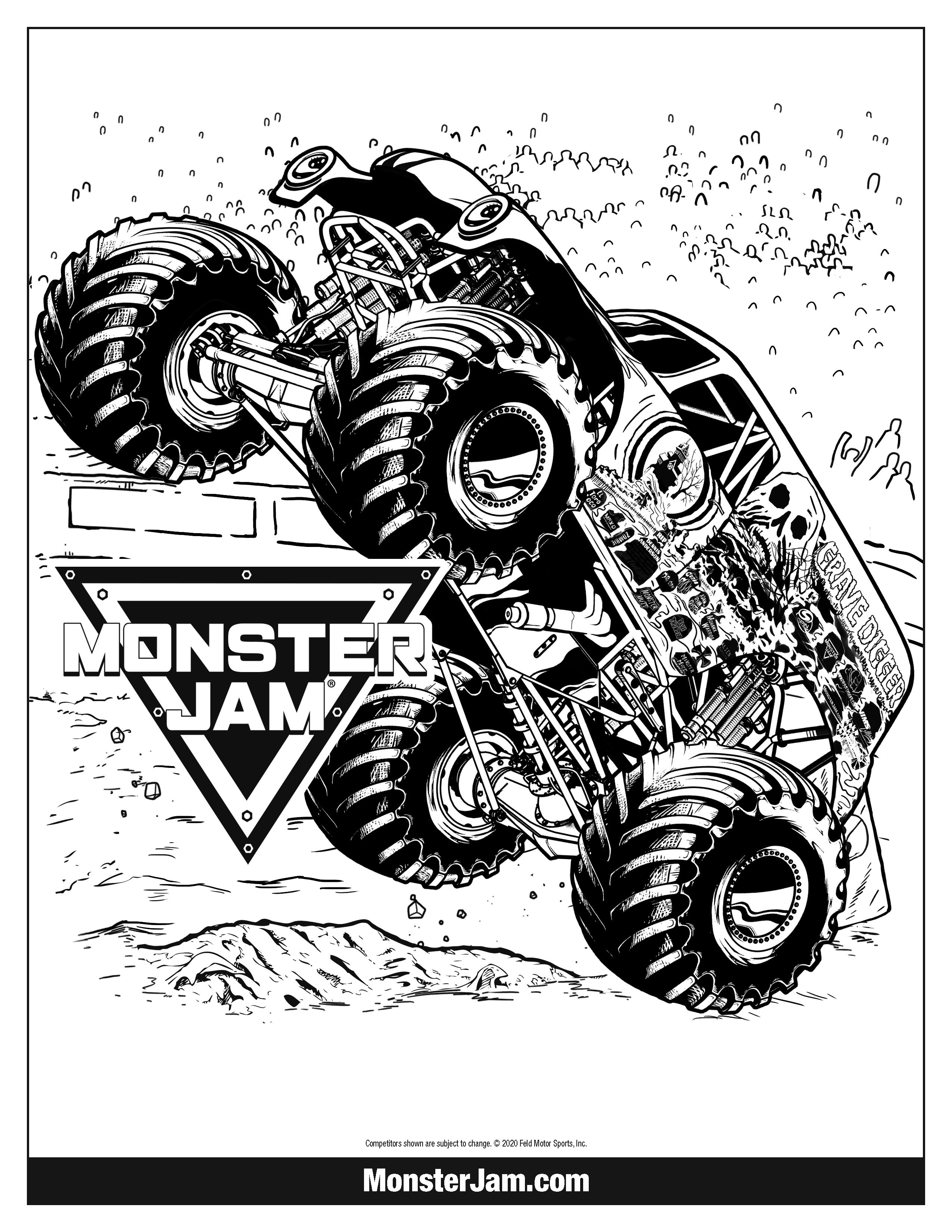 45 Coloring Pictures Monster Trucks 60