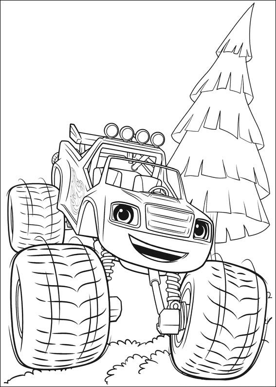 45 Coloring Pictures Monster Trucks 62