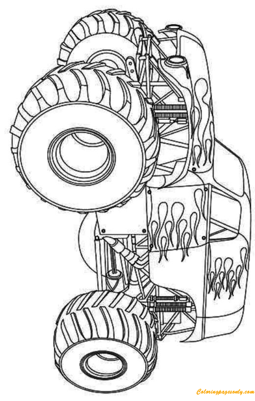 45 Coloring Pictures Monster Trucks 66