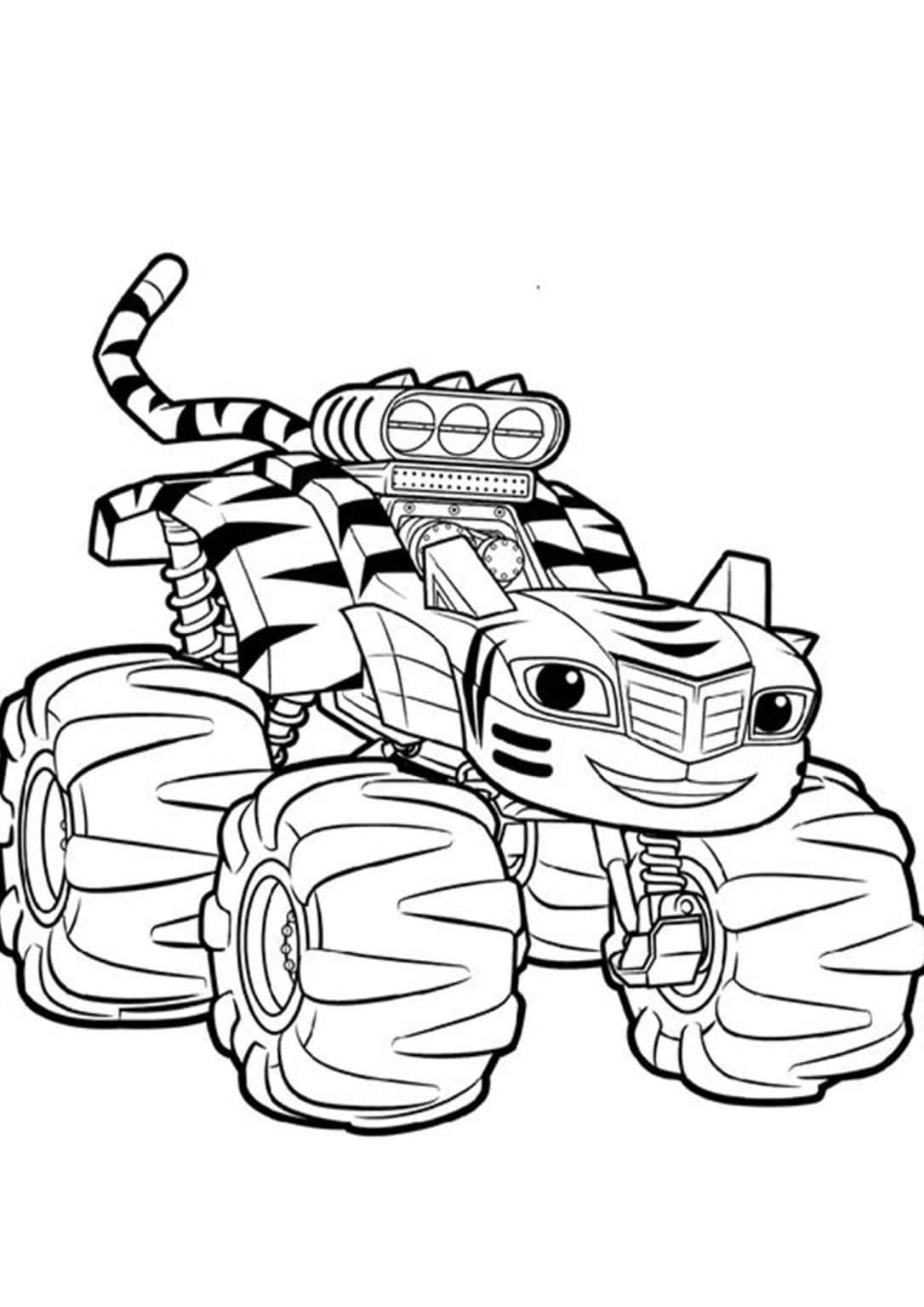 45 Coloring Pictures Monster Trucks 68