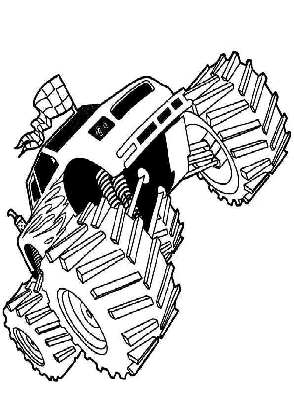 45 Coloring Pictures Monster Trucks 69