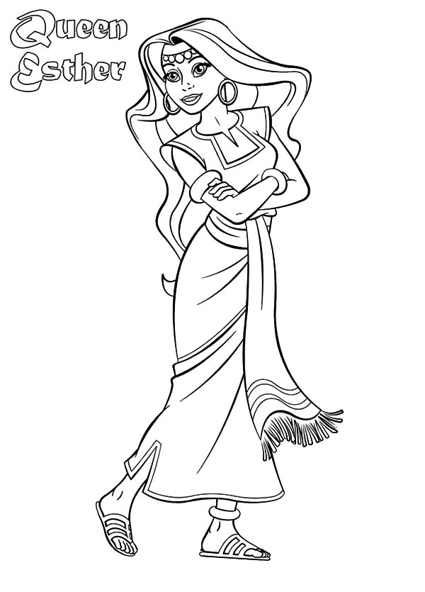 45 Esther Coloring Pages 16