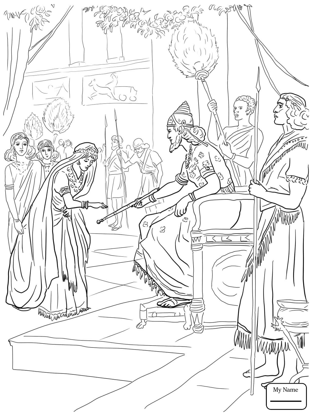 45 Esther Coloring Pages 35