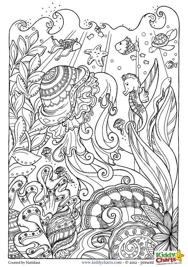 45 Ocean Coloring Sheet 21