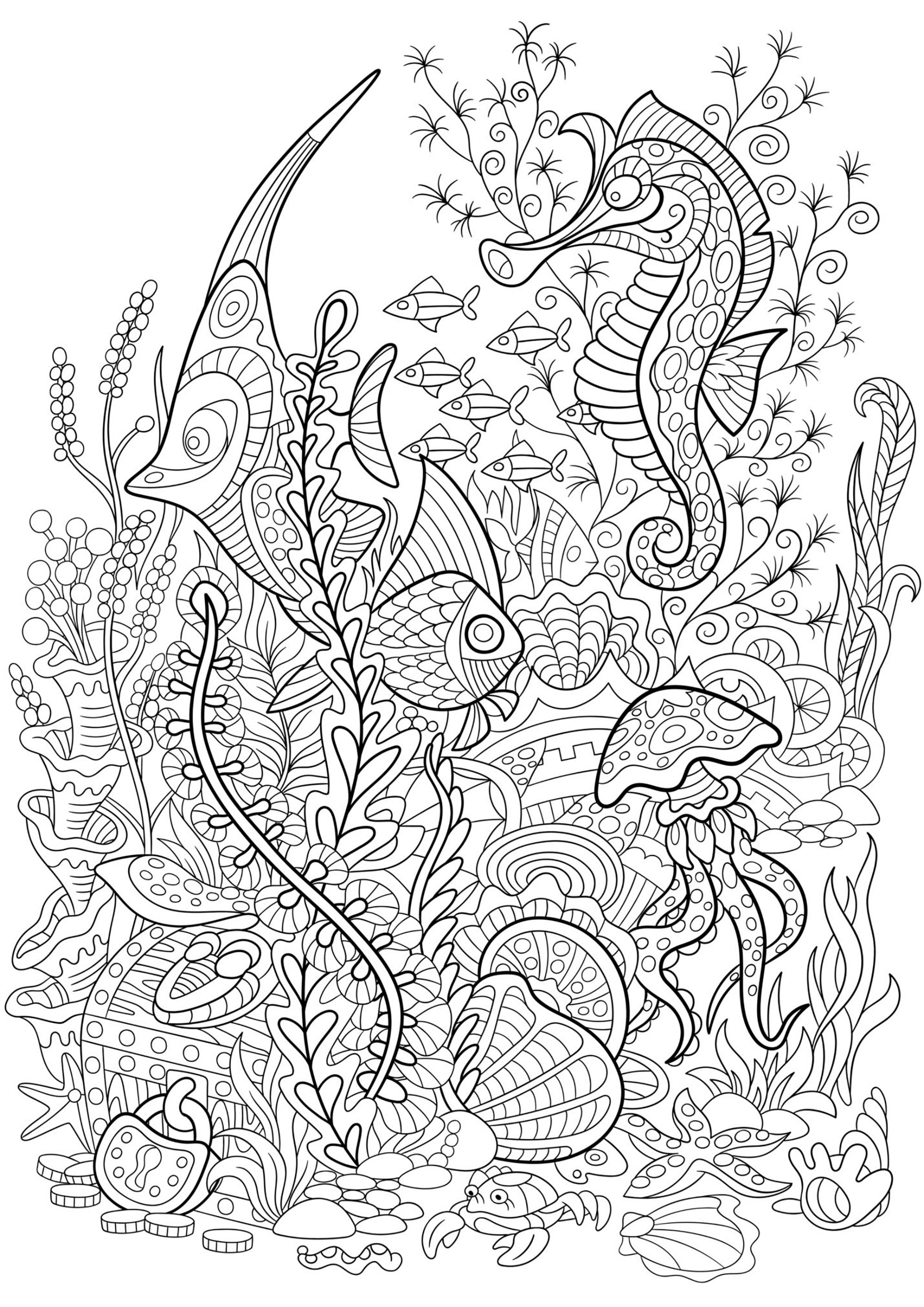 45 Ocean Coloring Sheet 31