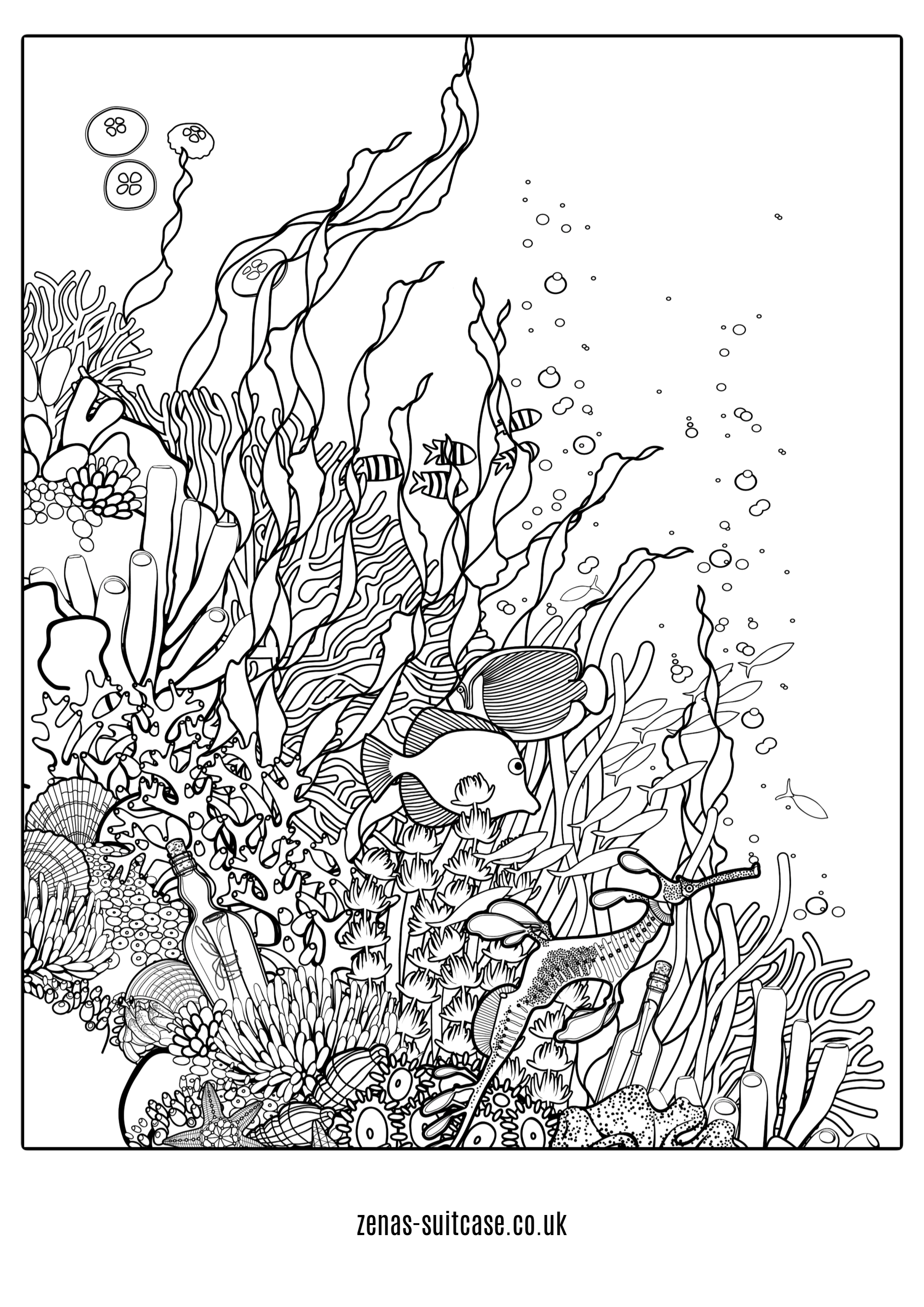 45 Ocean Coloring Sheet 33