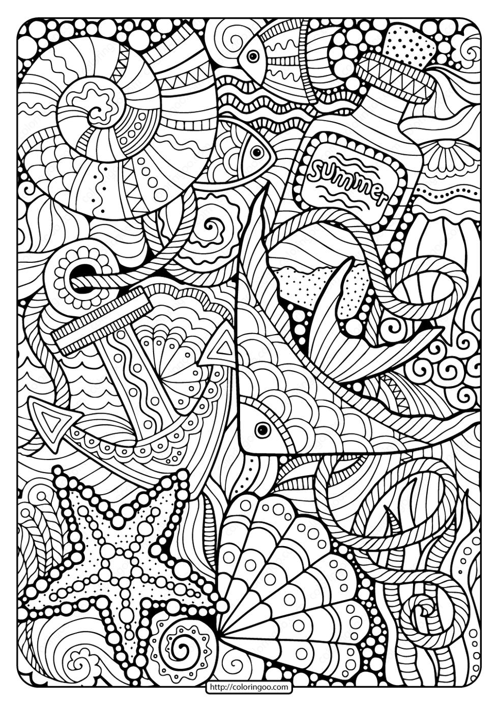 45 Ocean Coloring Sheet 45