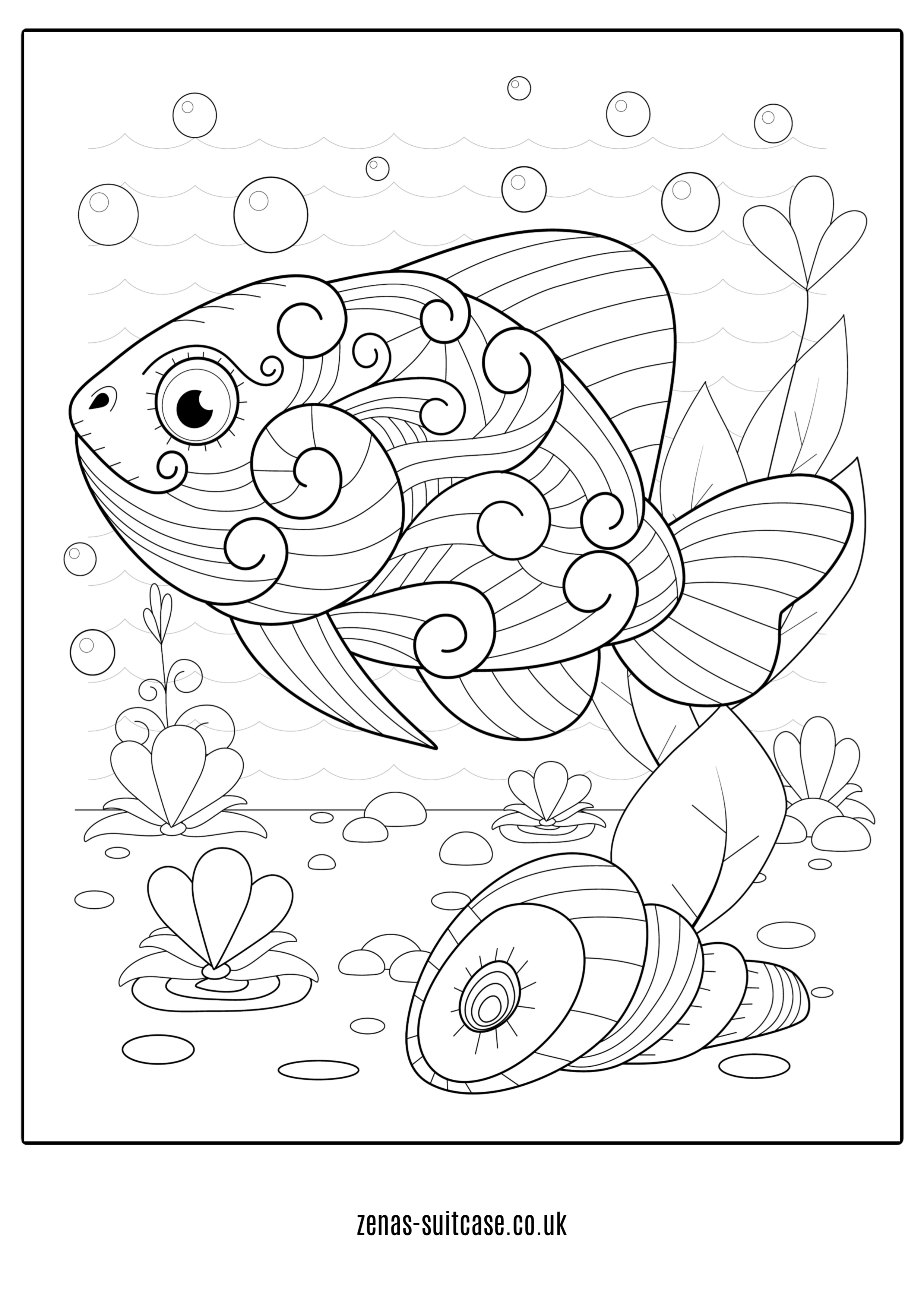 45 Ocean Coloring Sheet 48