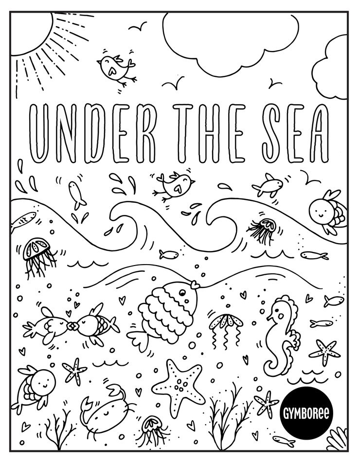 45 Ocean Coloring Sheet 53