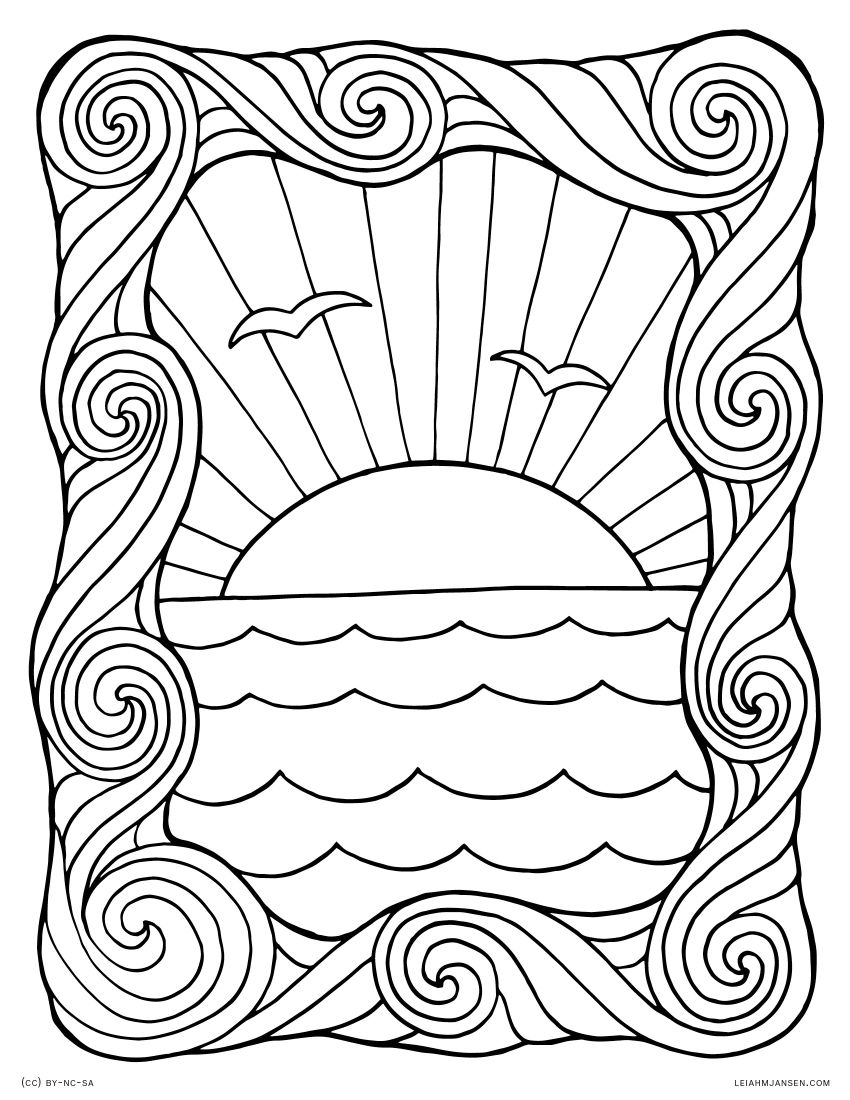 45 Ocean Coloring Sheet 56