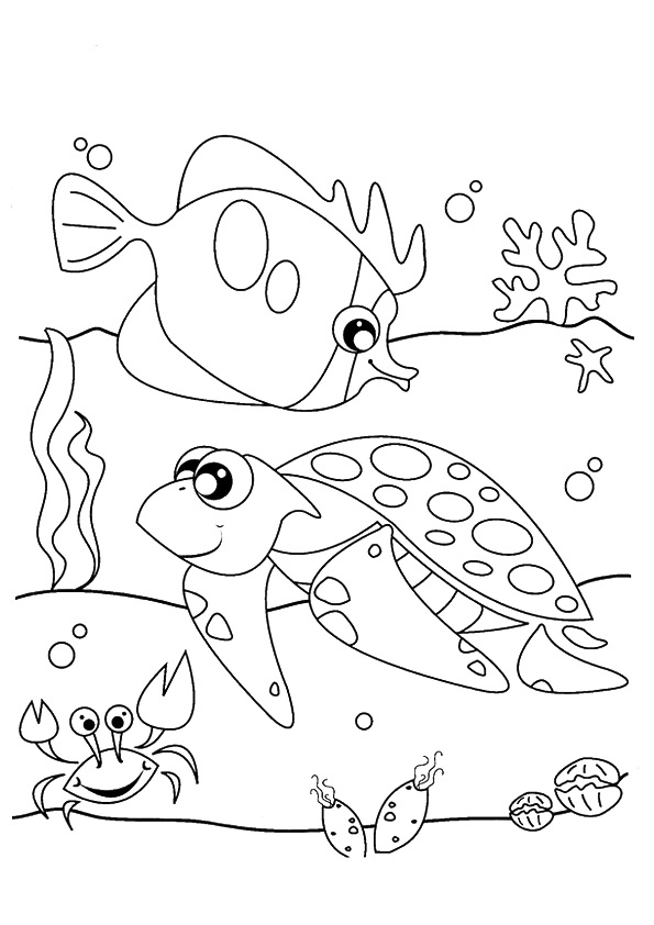 45 Ocean Coloring Sheet 61