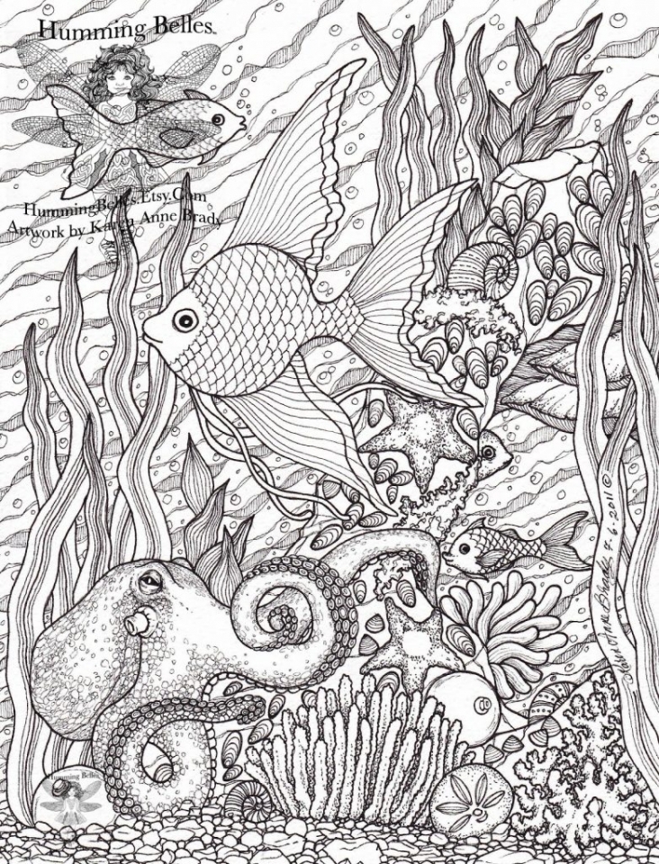 45 Ocean Coloring Sheet 67