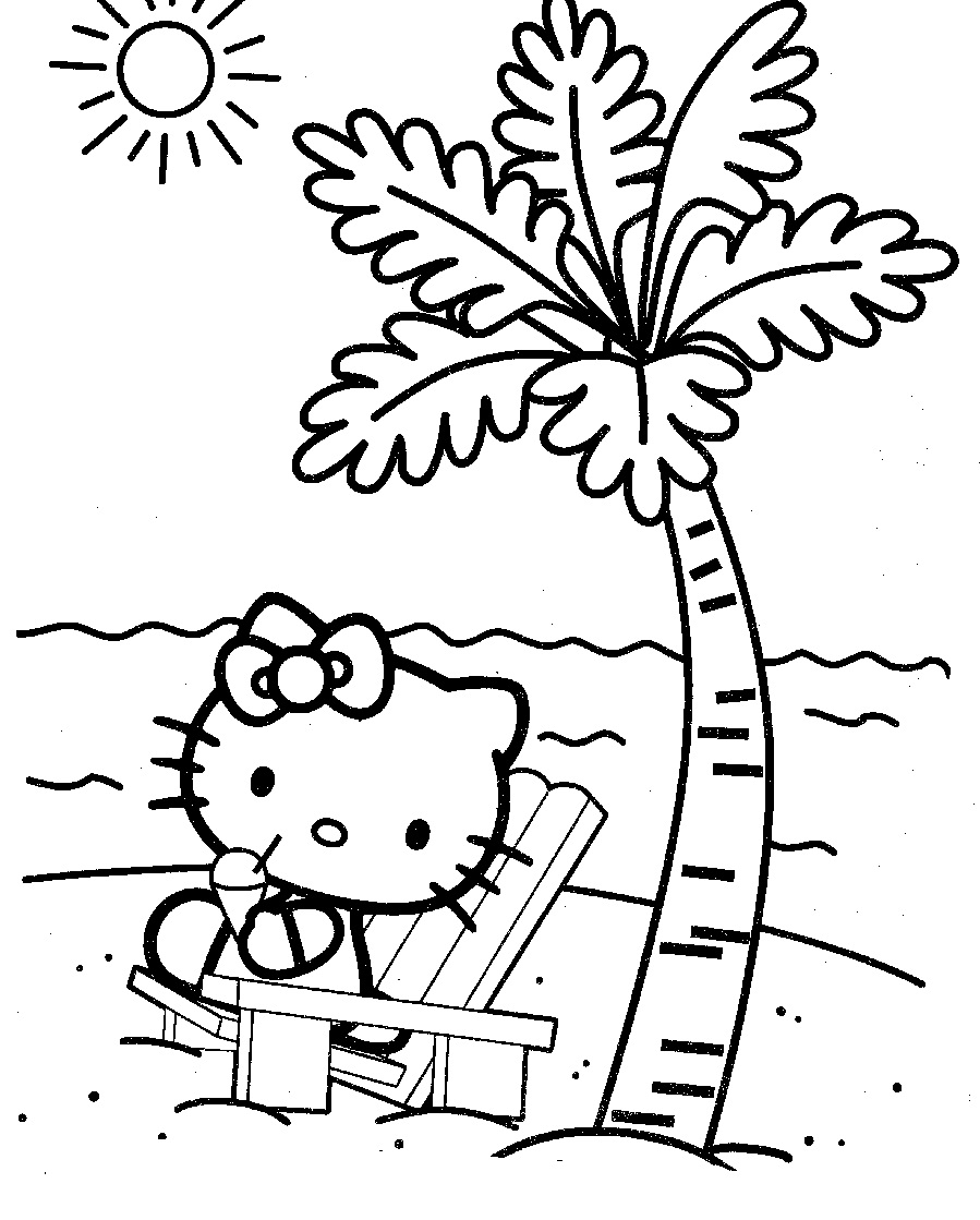 50 Beach Coloring Pictures 58