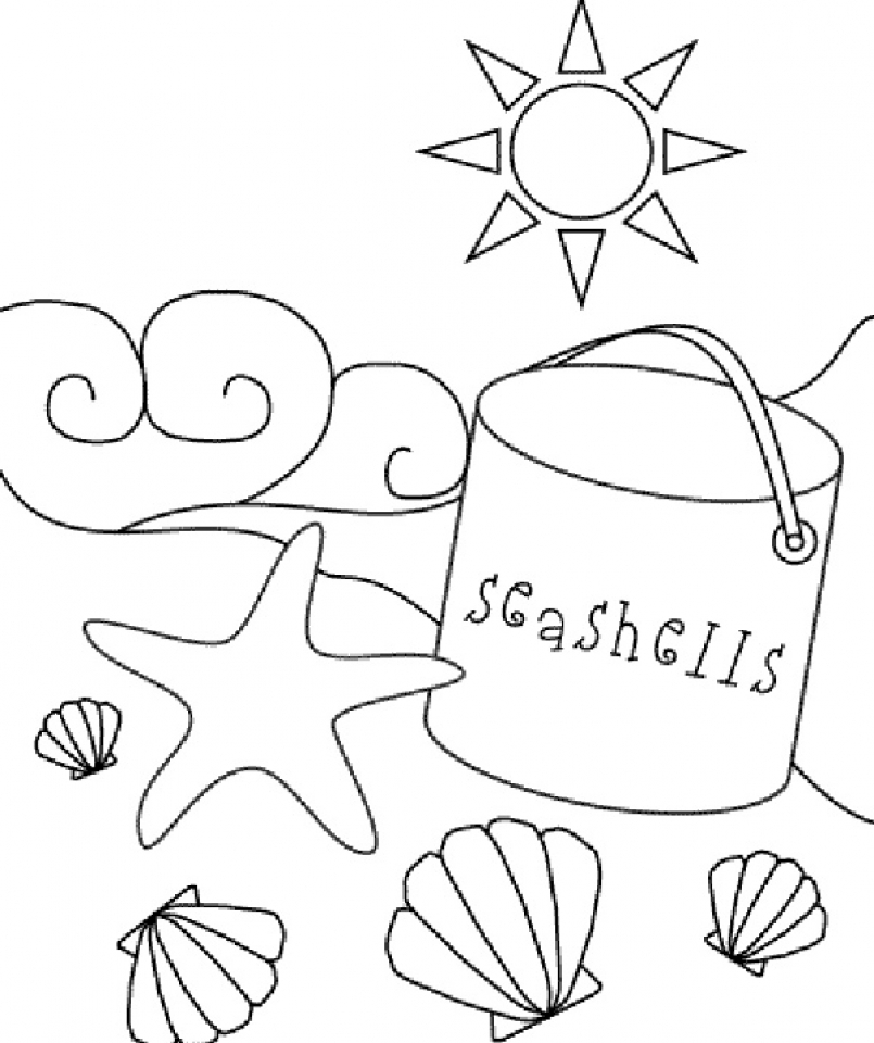 50 Beach Coloring Pictures 60