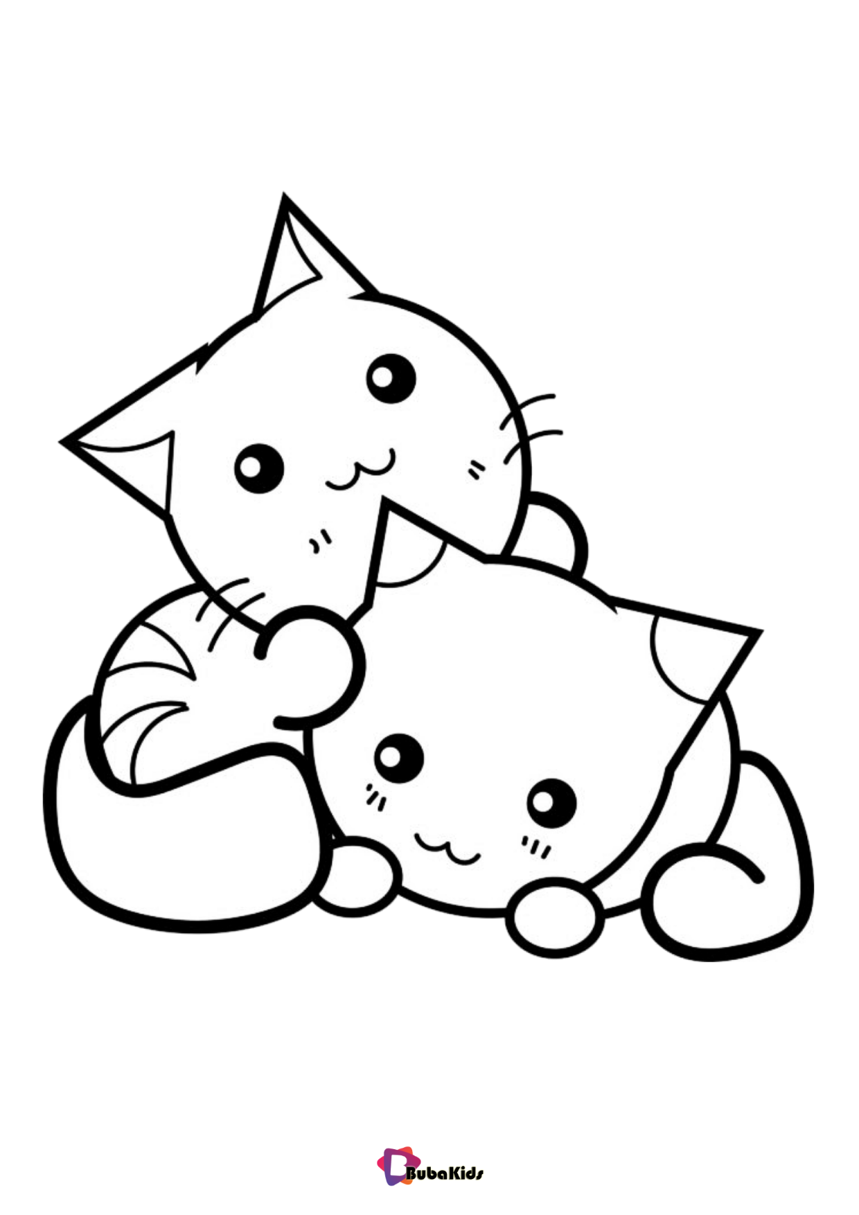 50 Cat Coloring Pages Cute 22