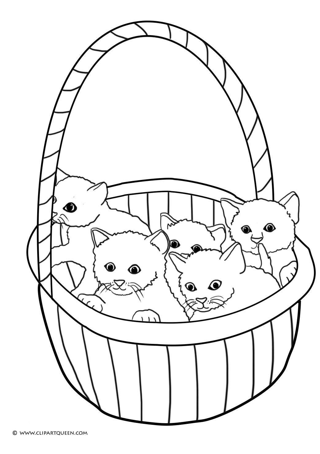 50 Cat Coloring Pages Cute 37