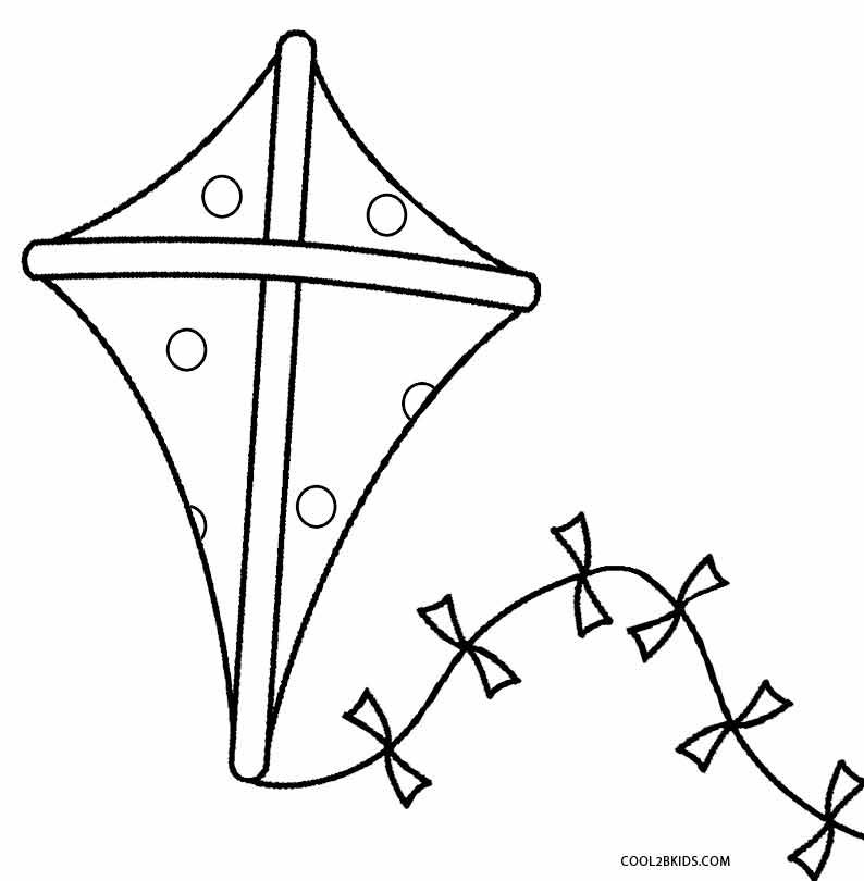 50 Coloring Page Of A Kite 52