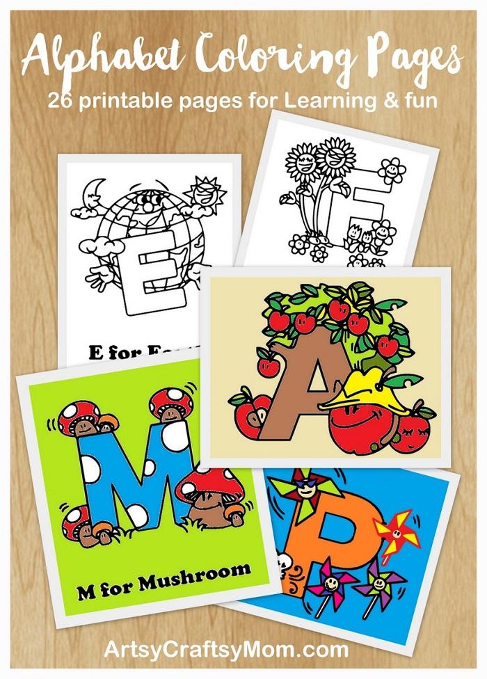 55 Alphabet Coloring Book Printable 15