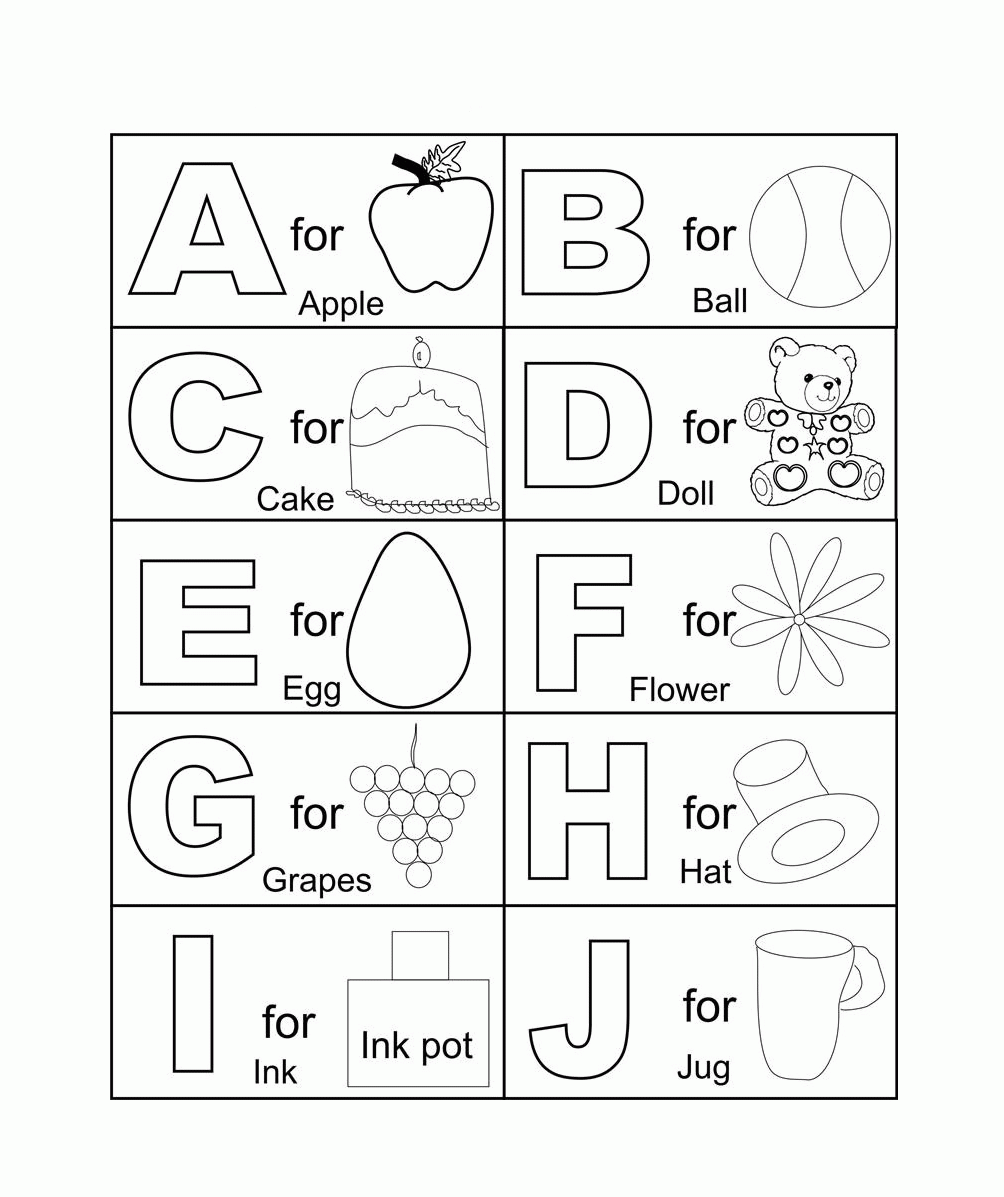 55 Alphabet Coloring Book Printable 53