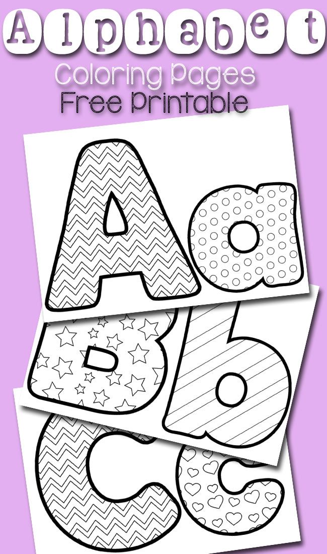 55 Alphabet Coloring Book Printable 55