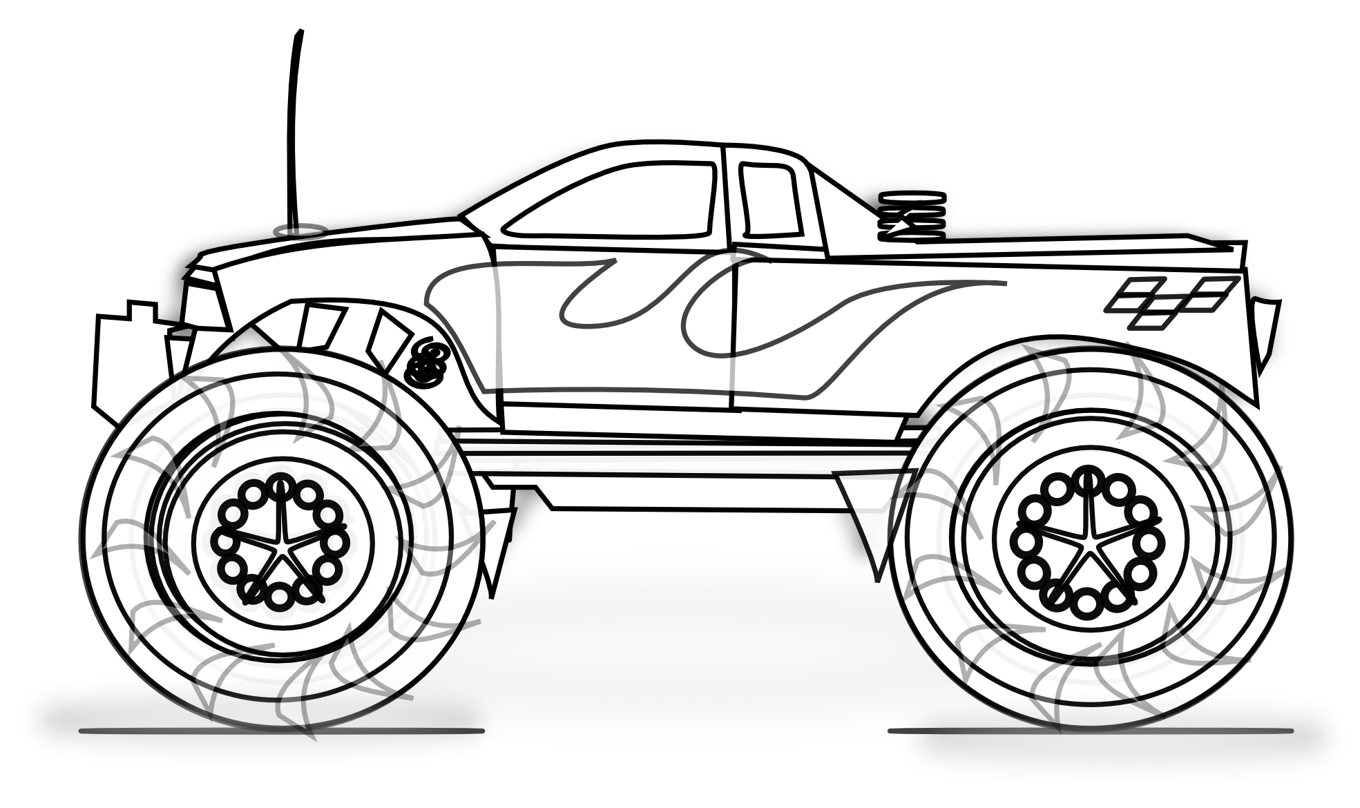 55 Coloring Pages Of Cars And Trucks 38