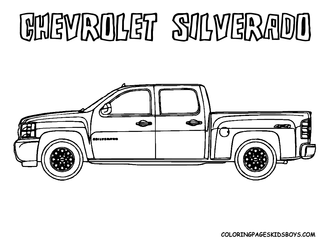 55 Coloring Pages Of Cars And Trucks 41