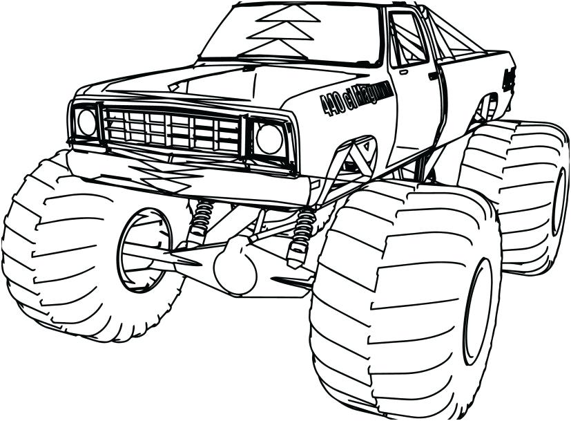 55 Coloring Pages Of Cars And Trucks 42