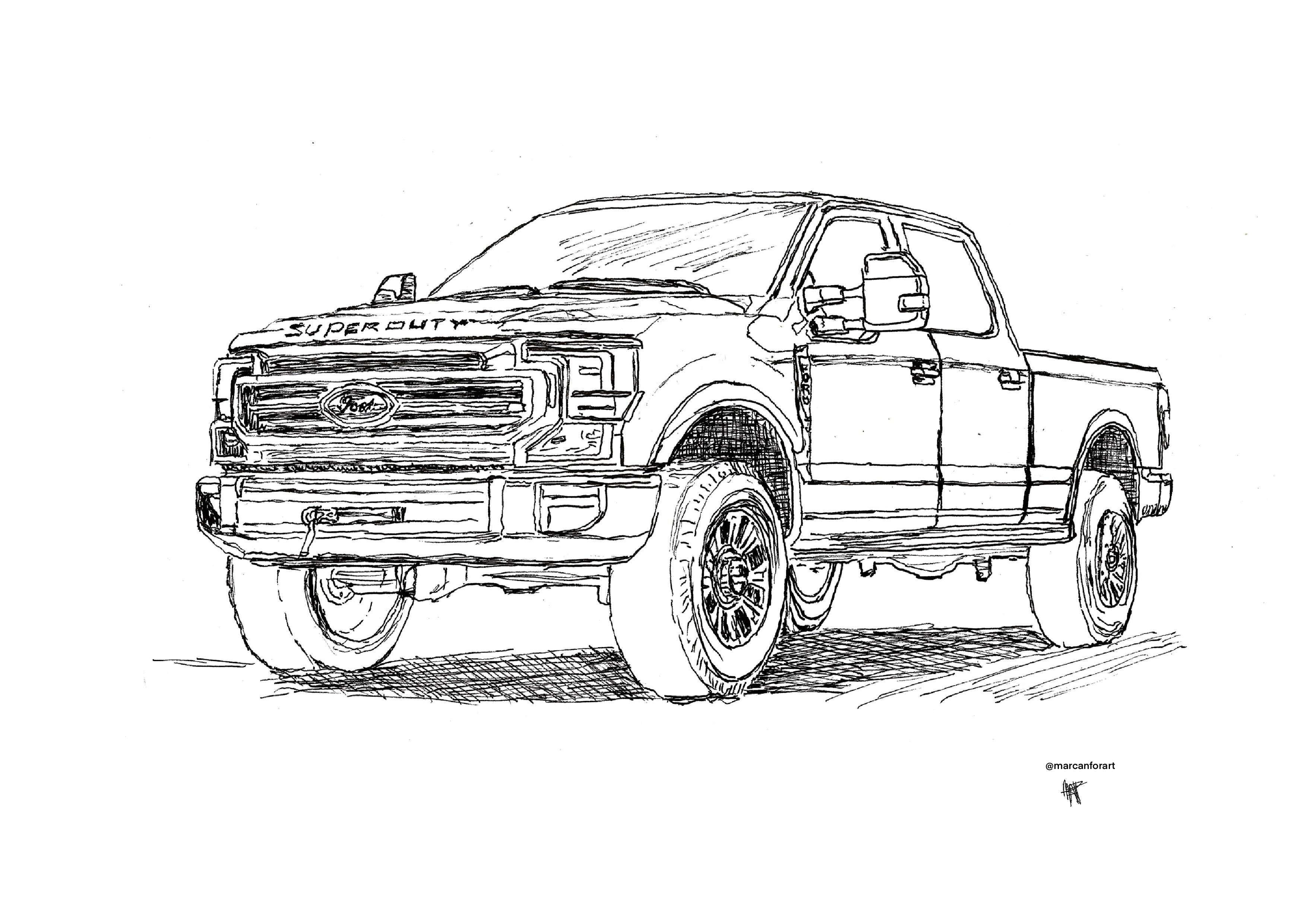 55 Coloring Pages Of Cars And Trucks 45