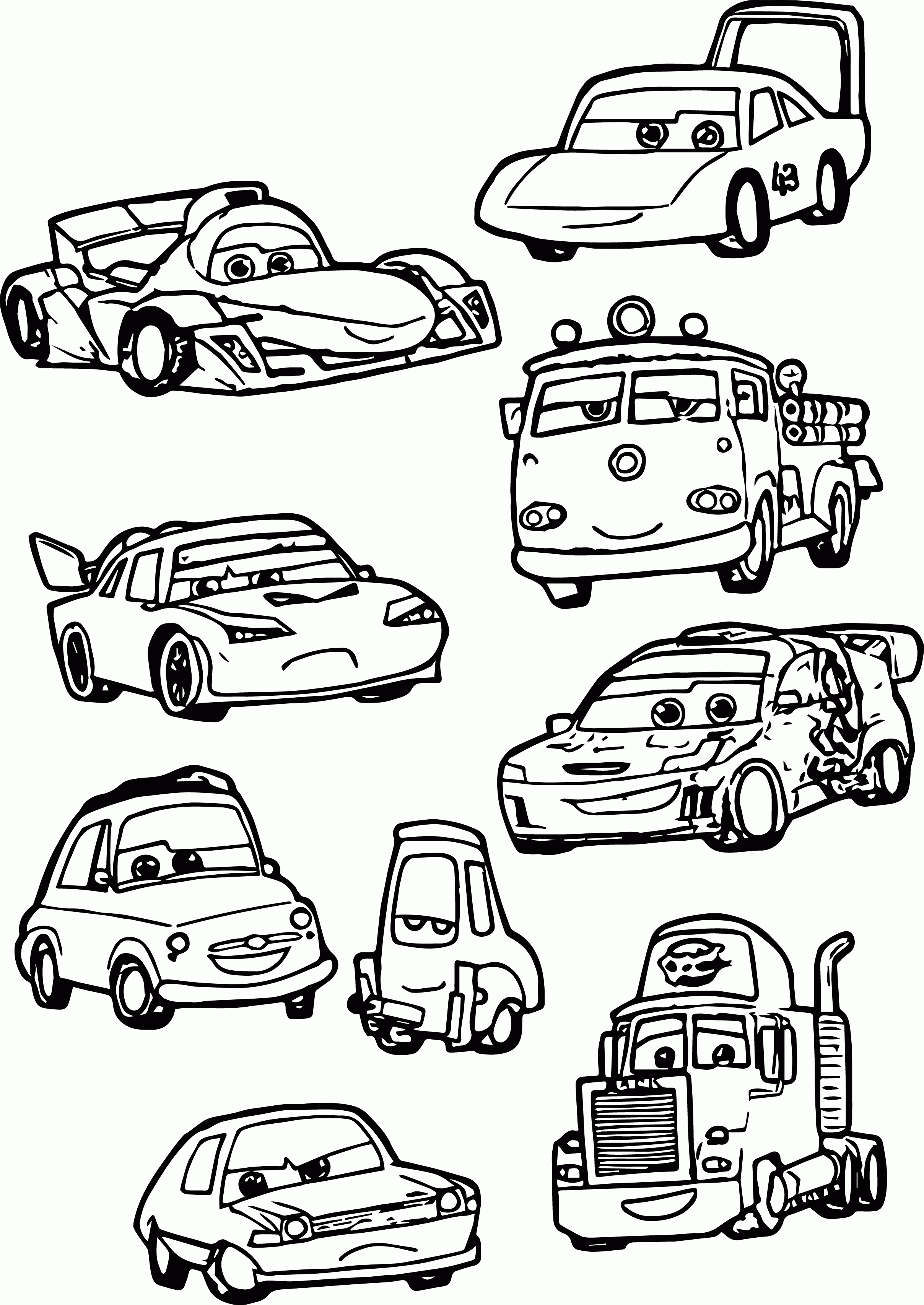 55 Coloring Pages Of Cars And Trucks 46