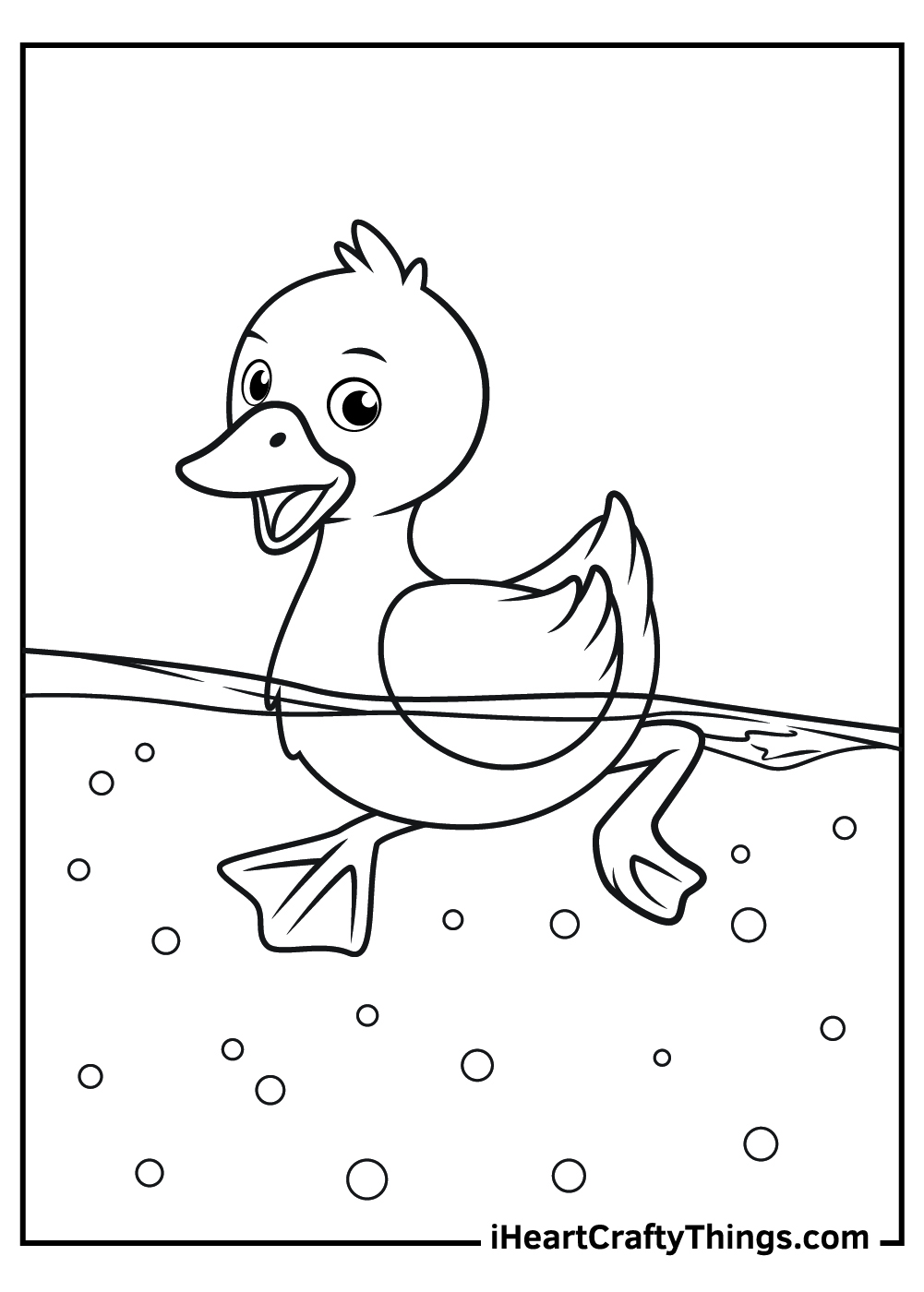 55 Coloring Sheet Duck 10