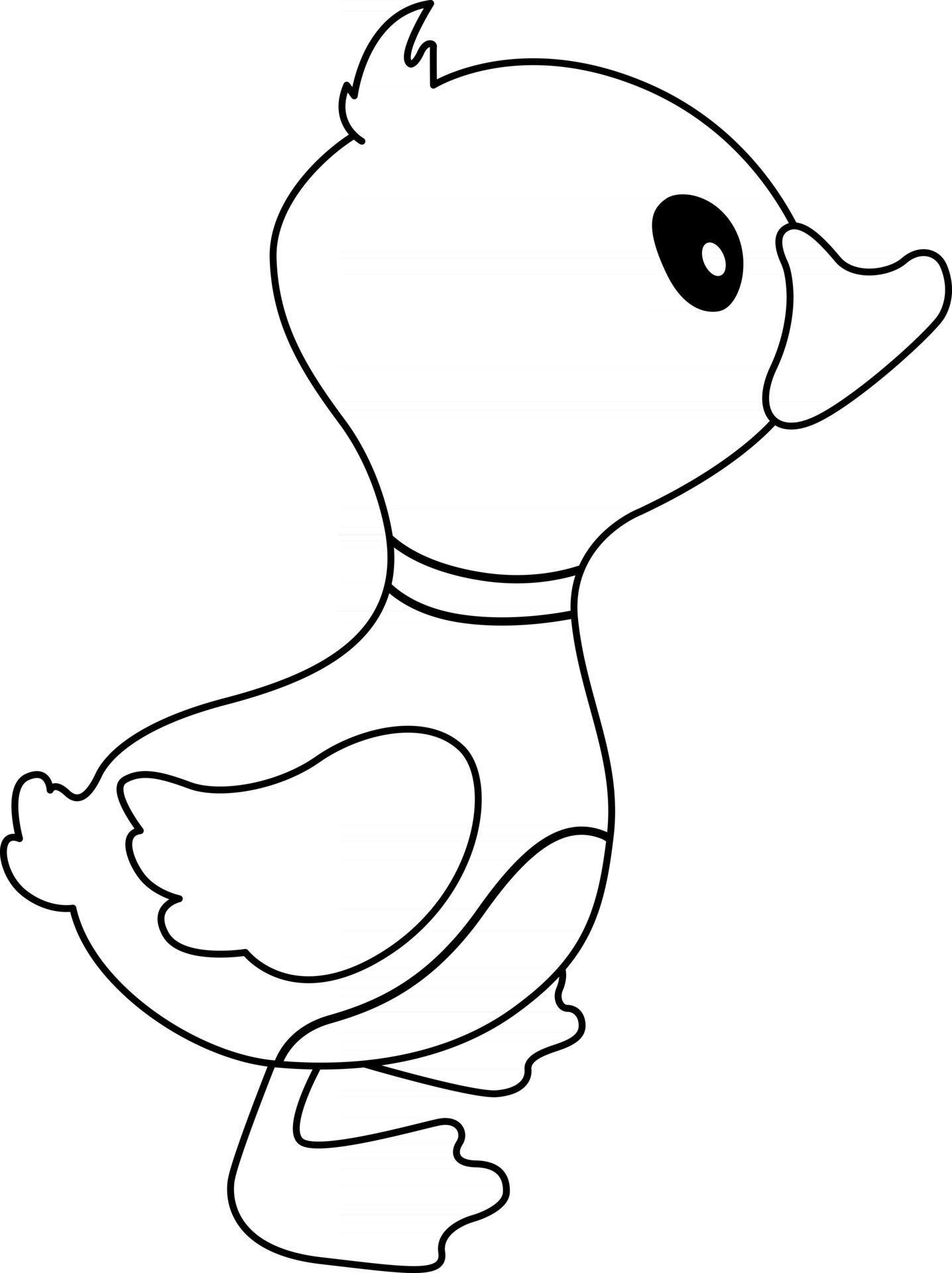 55 Coloring Sheet Duck 11