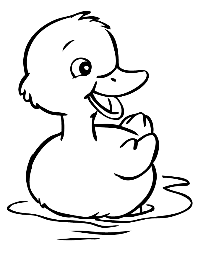 55 Coloring Sheet Duck 15