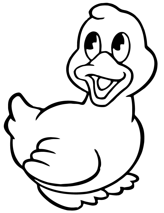 55 Coloring Sheet Duck 27