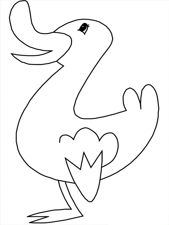 55 Coloring Sheet Duck 31