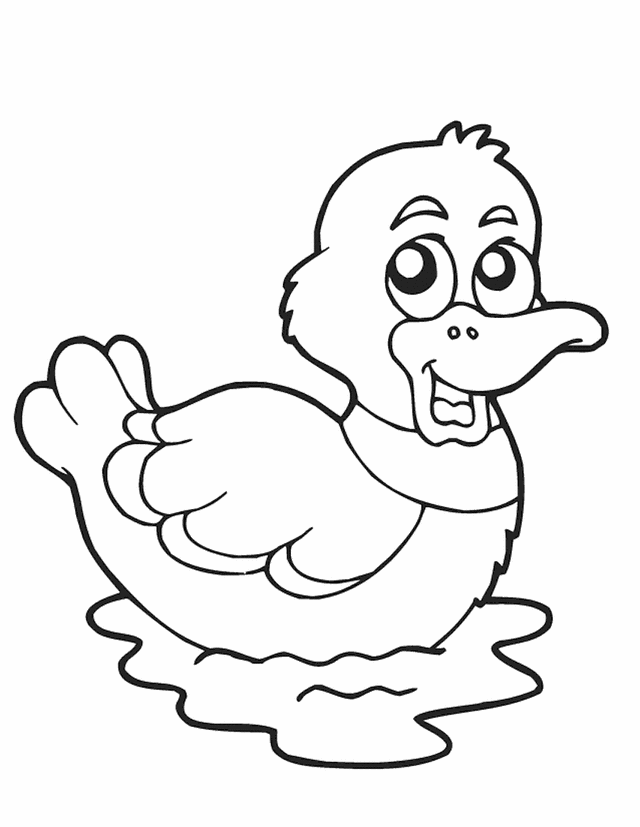 55 Coloring Sheet Duck 44