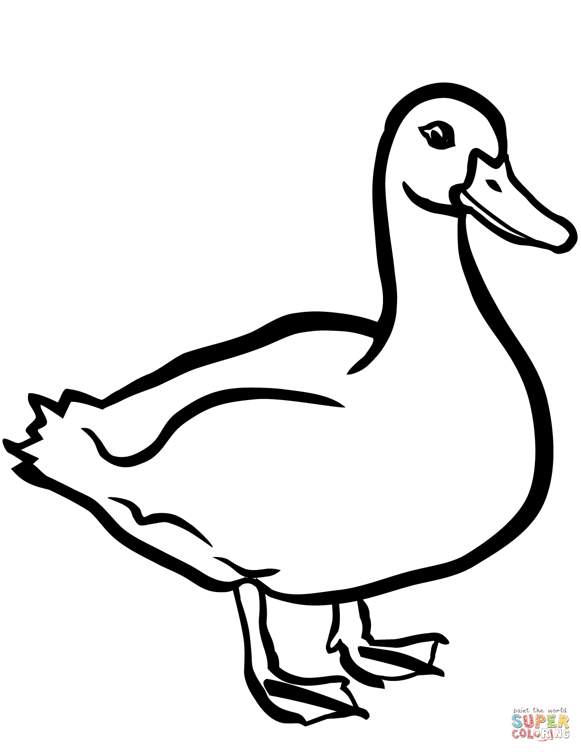 55 Coloring Sheet Duck 9