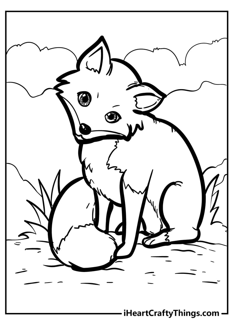 55 Free Fox Coloring Pages 15