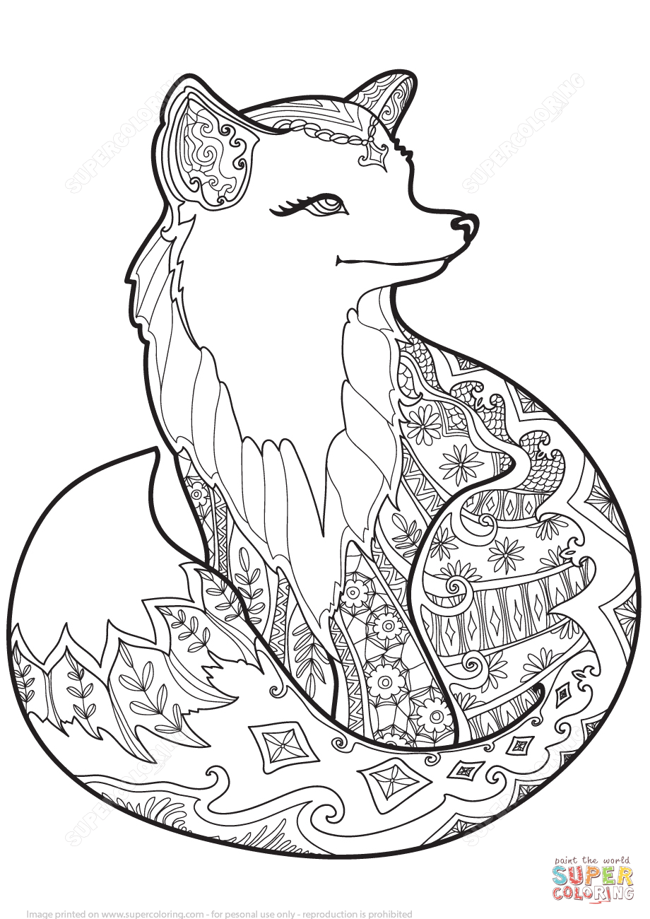 55 Free Fox Coloring Pages 18