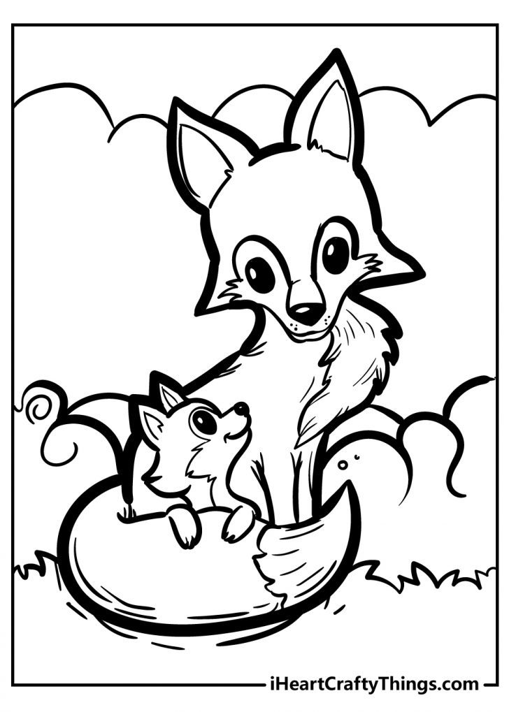 55 Free Fox Coloring Pages 19